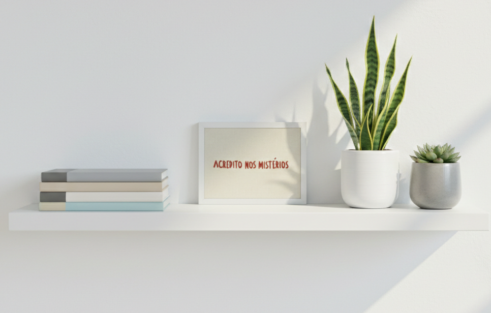 Quadro "Acredito nos mistérios"