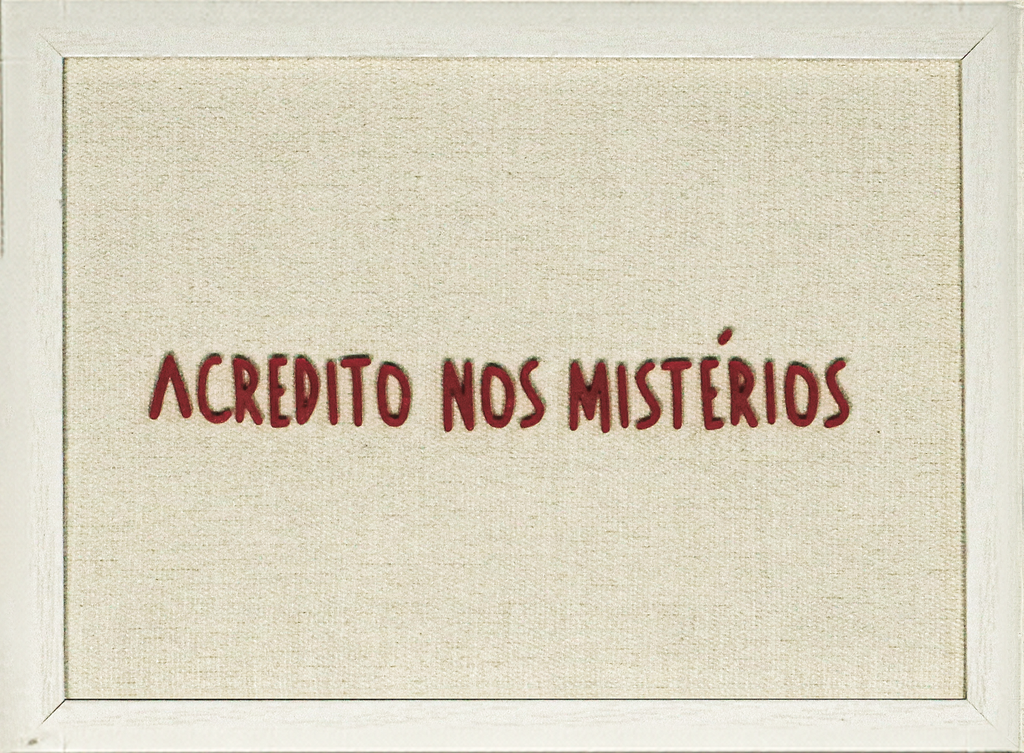 Quadro "Acredito nos mistérios"