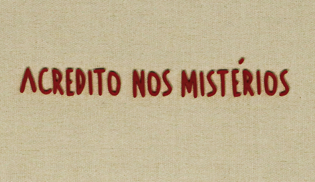 Quadro "Acredito nos mistérios"