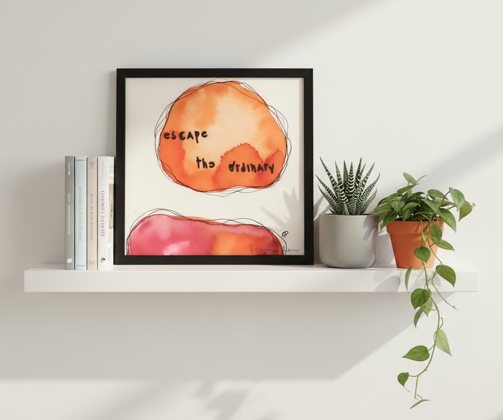 Quadro "Escape The ordinary"