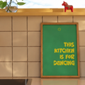 This Kitchen is for dancing| Quadro com Letras 3D