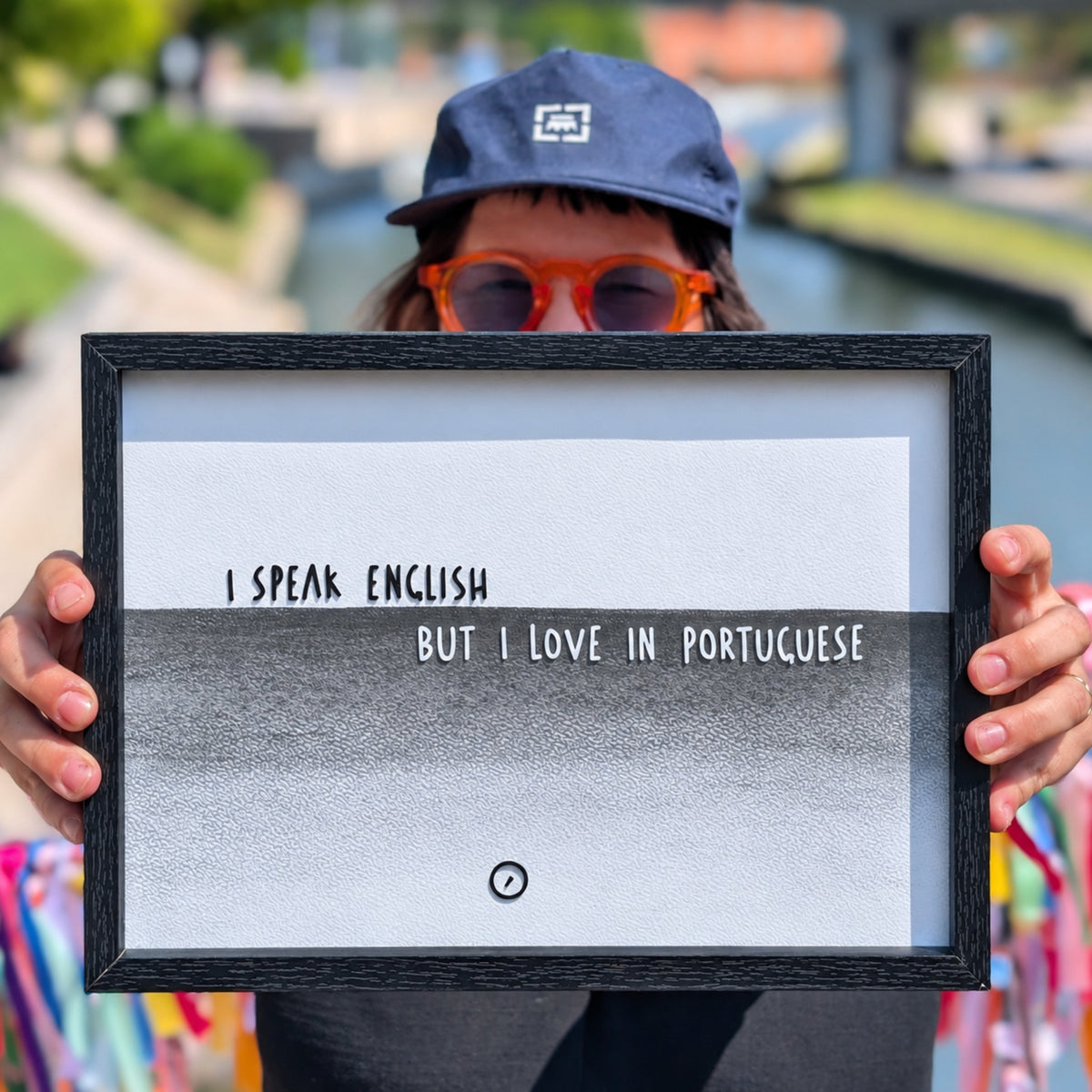 I Speak | Quadro com Letras 3D