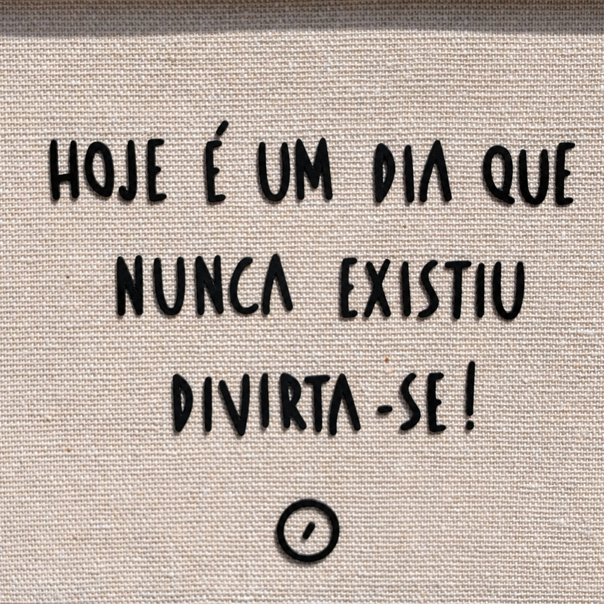 Divirta-se | Quadro com Letras 3D