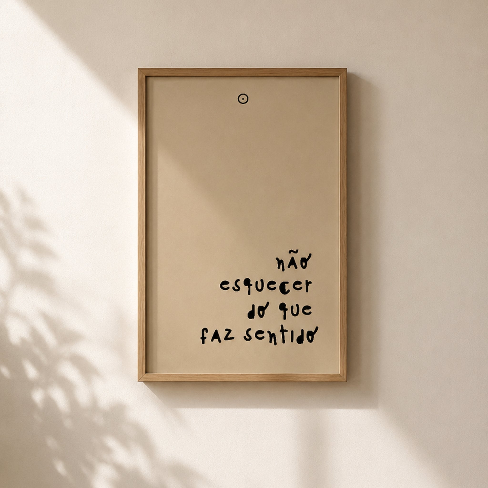 Não esquecer | Quadro com Letras 3D