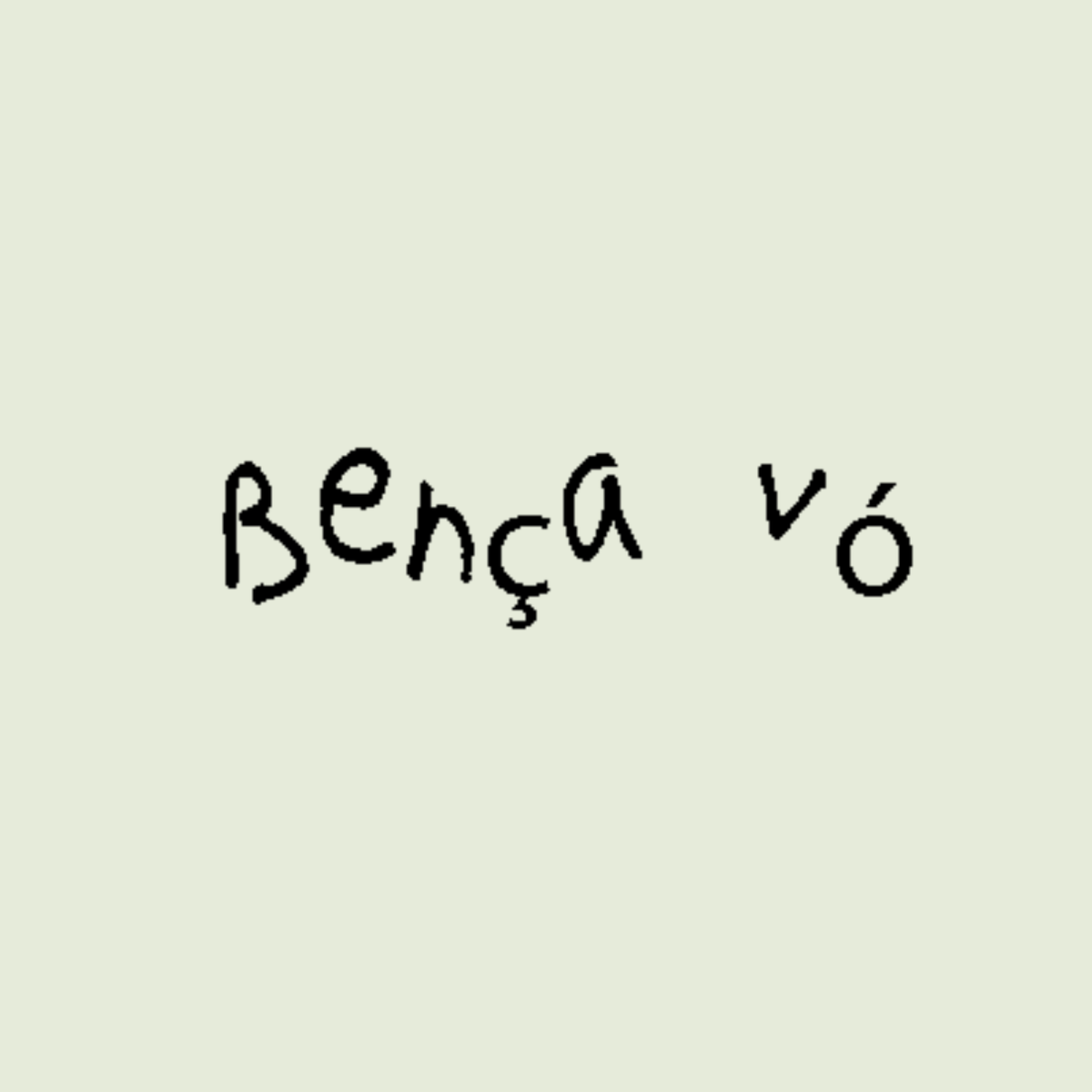 Bença vó| Quadro com Letras 3D