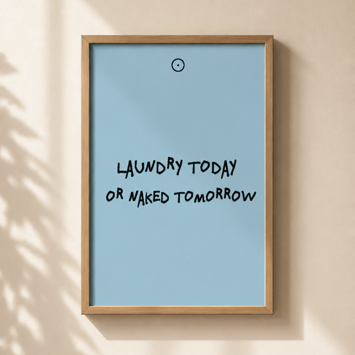 Laundry today| Quadro com Letras 3D