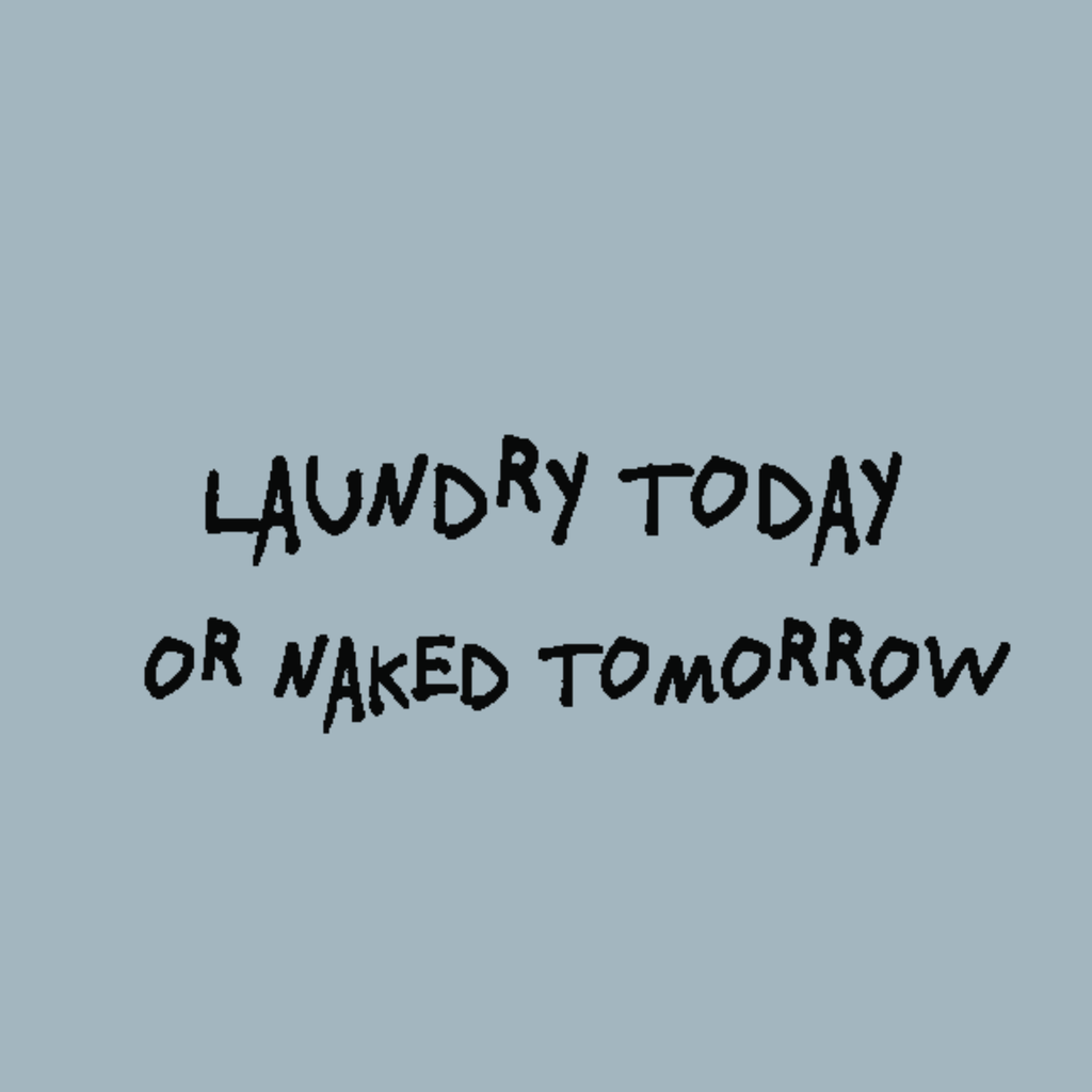 Laundry today| Quadro com Letras 3D