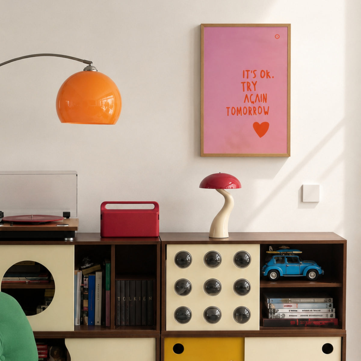 It's Ok | Quadro com Letras 3D