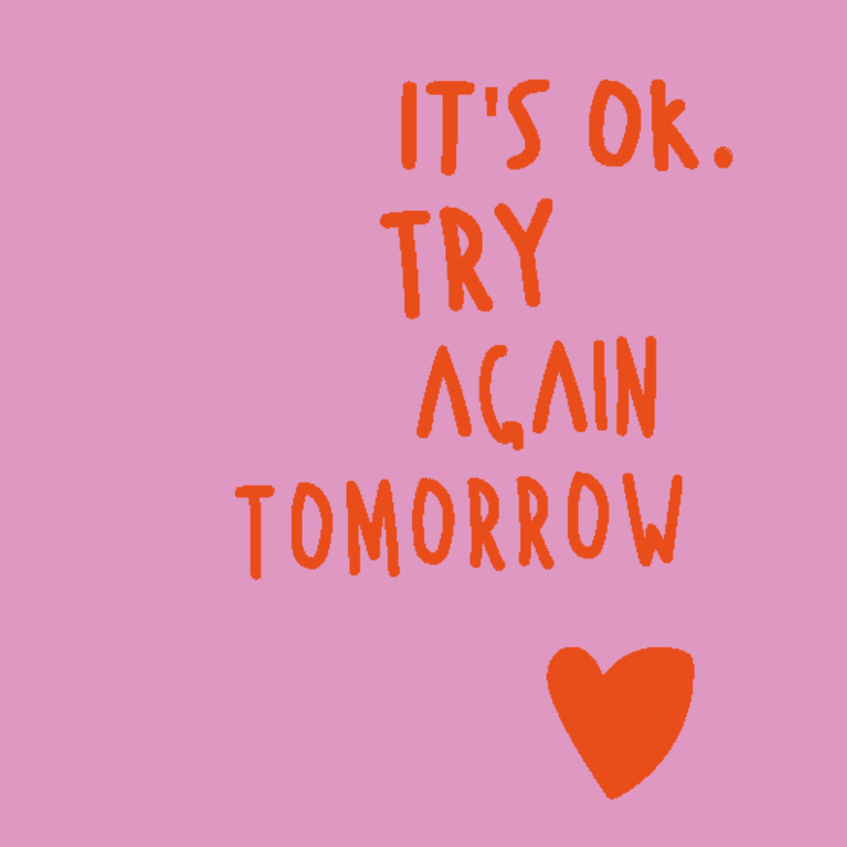 It's Ok | Quadro com Letras 3D