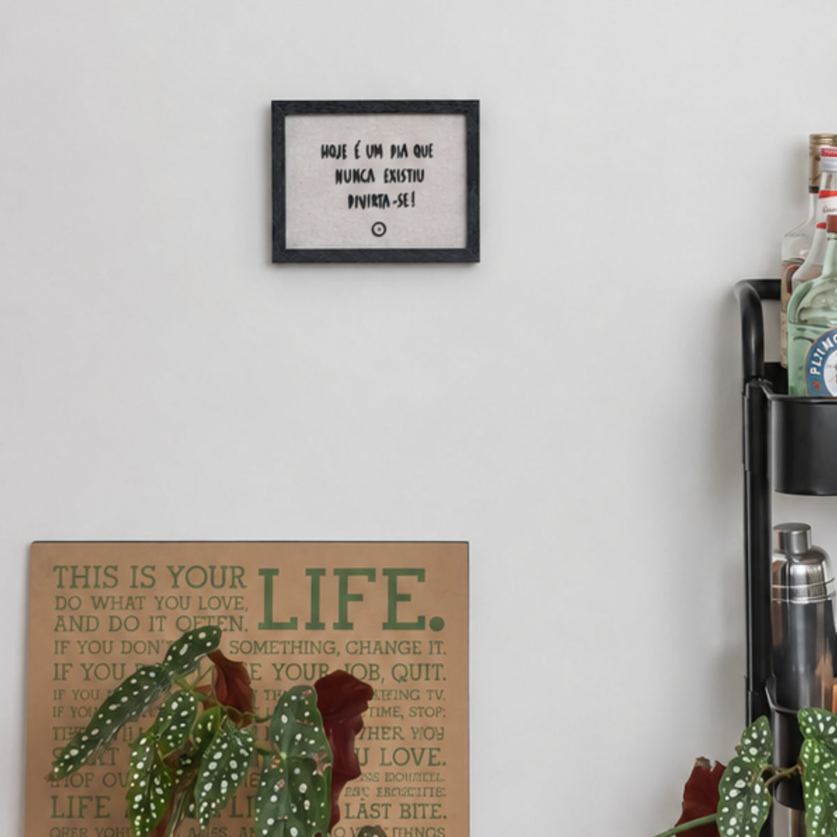 Divirta-se | Quadro com Letras 3D