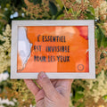 O essencial | Quadro com Letras 3D