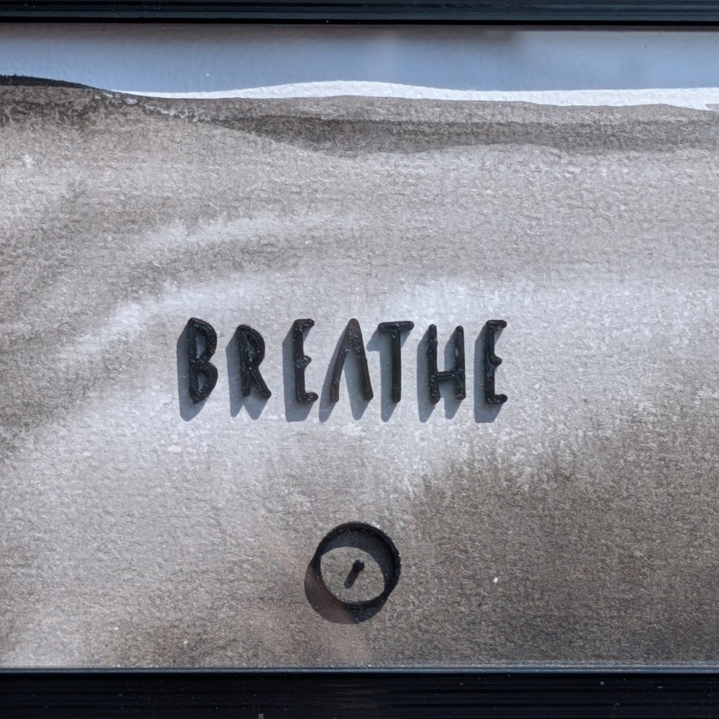 Breathe | Quadro com Letras 3D