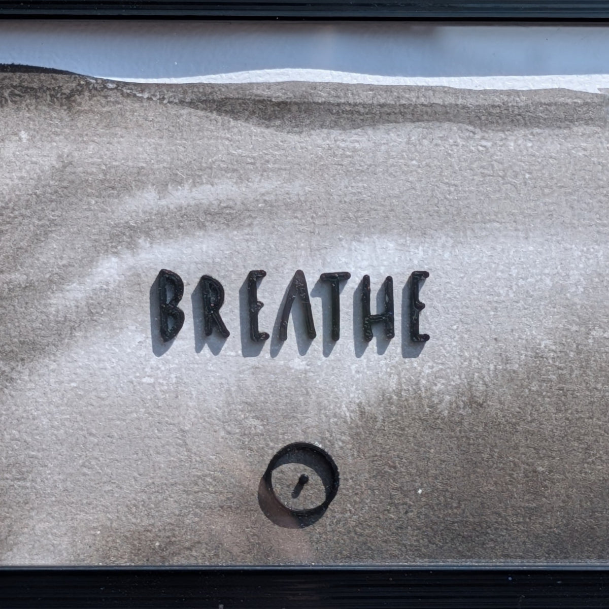 Breathe | Quadro com Letras 3D