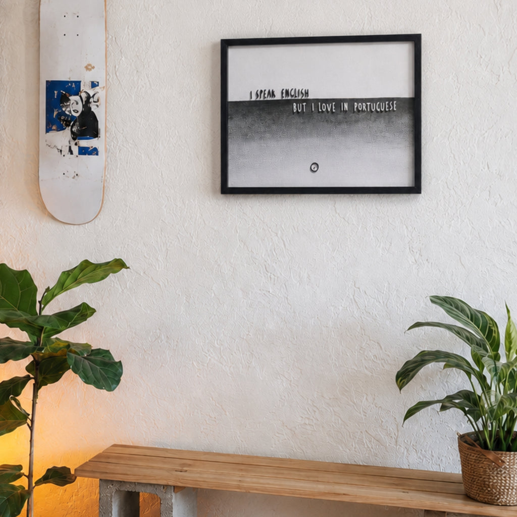 I Speak | Quadro com Letras 3D