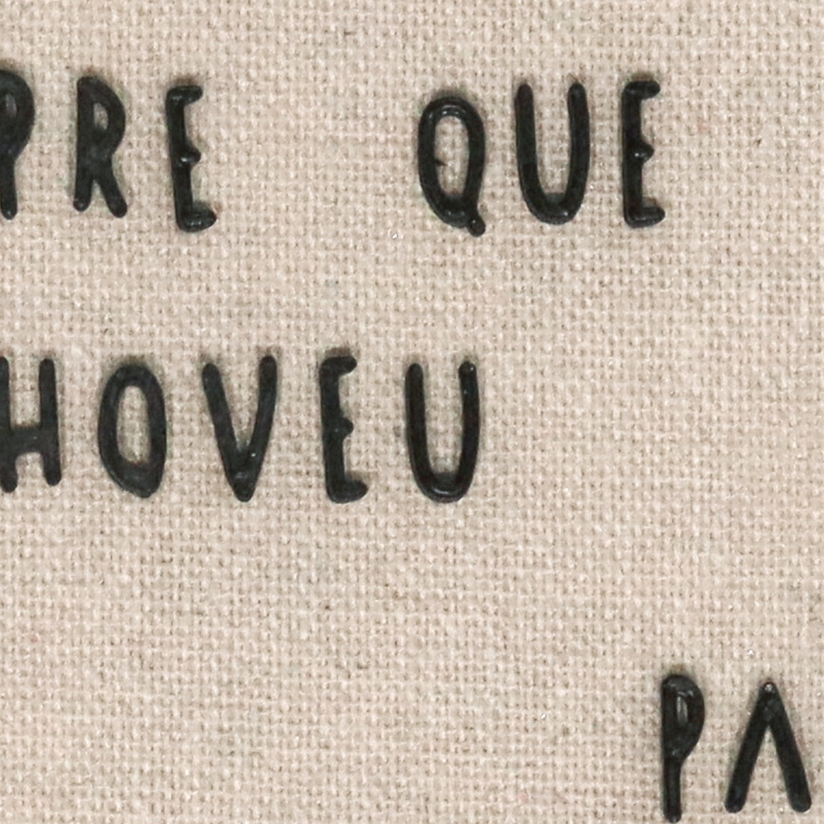 Sempre que Choveu | Quadro com Letras 3D