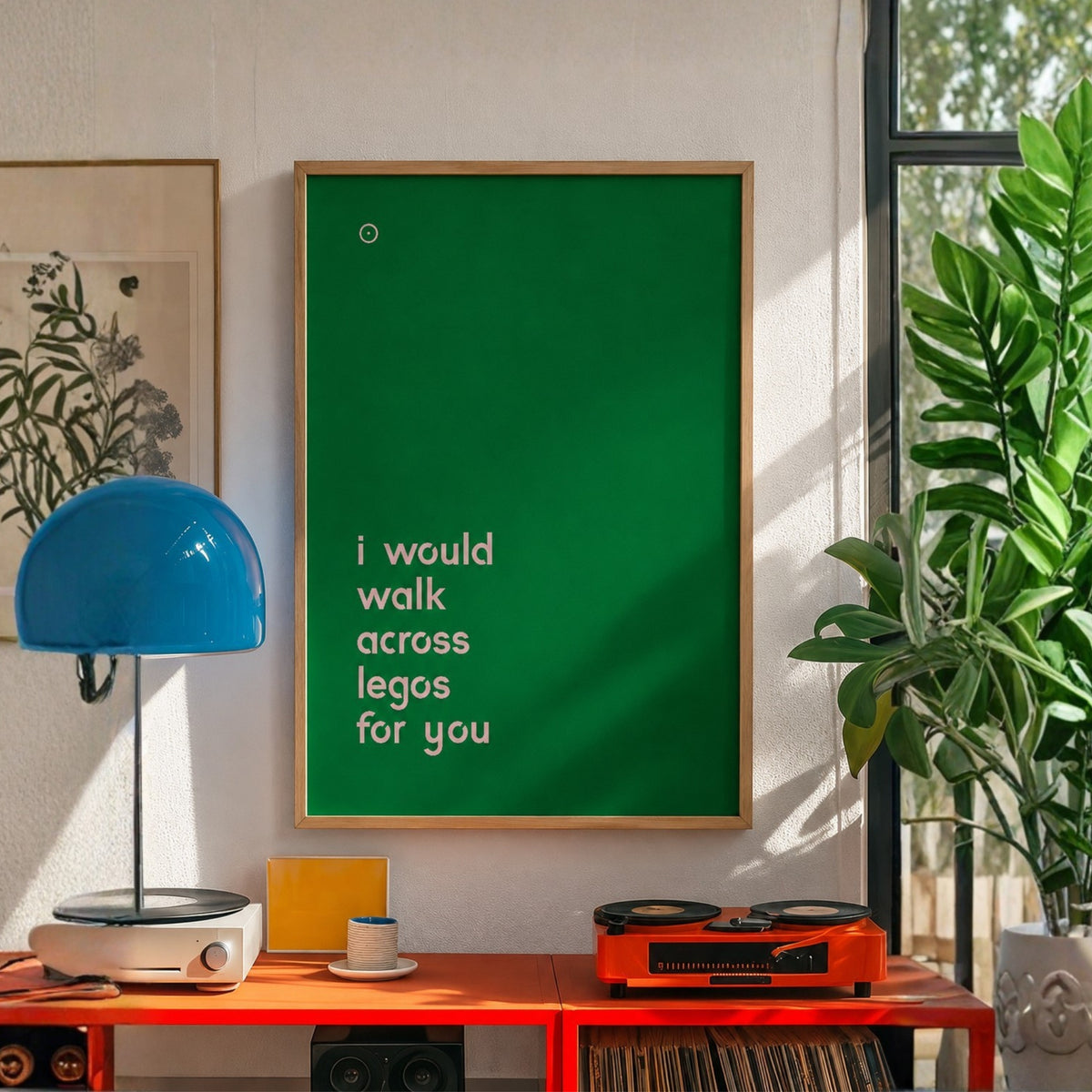 Legos | Quadro com Letras 3D