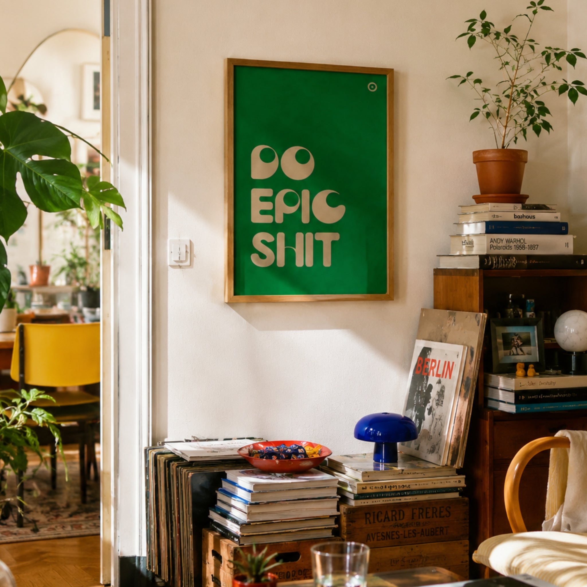 Do Epic Shit | Quadro com Letras 3D