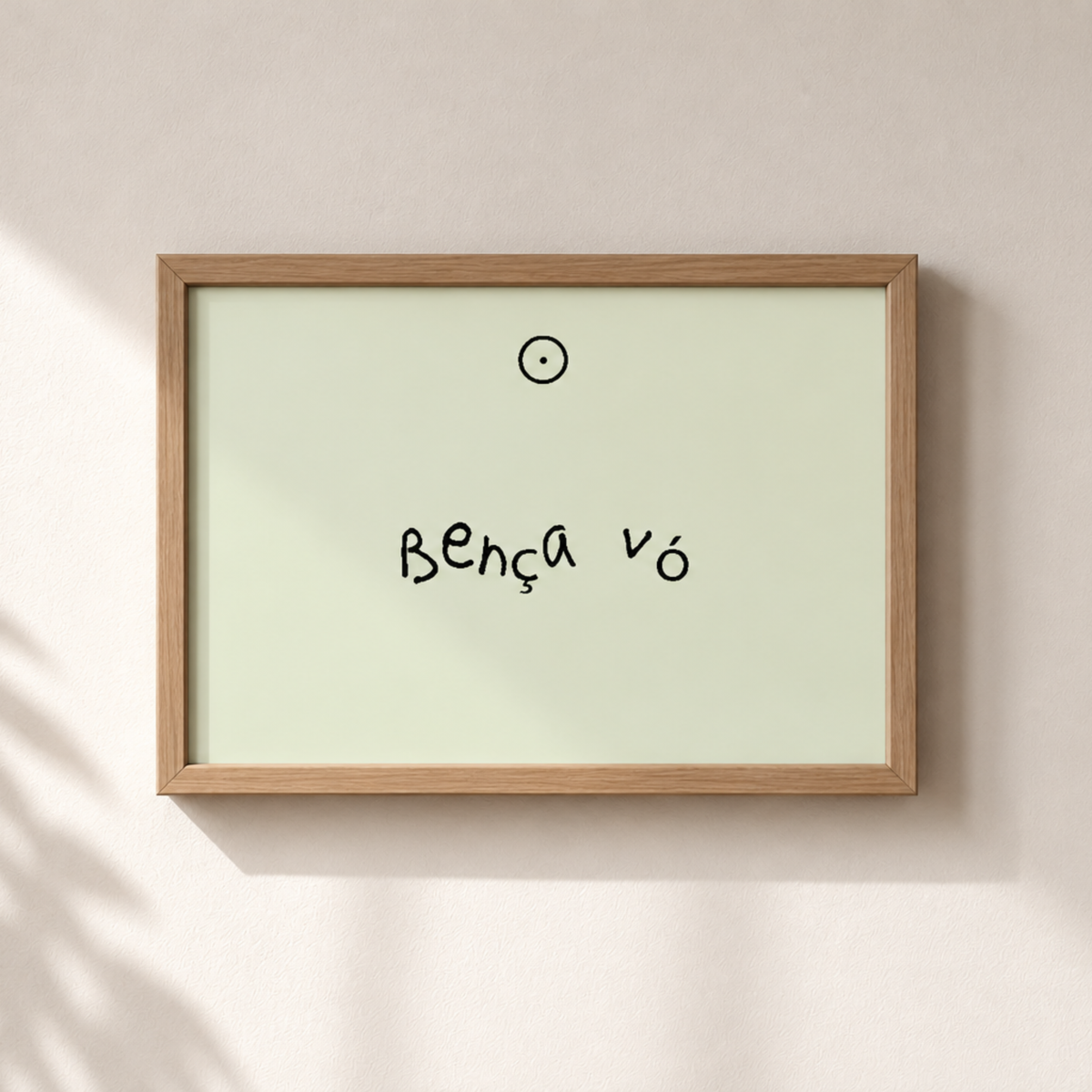 Bença vó| Quadro com Letras 3D