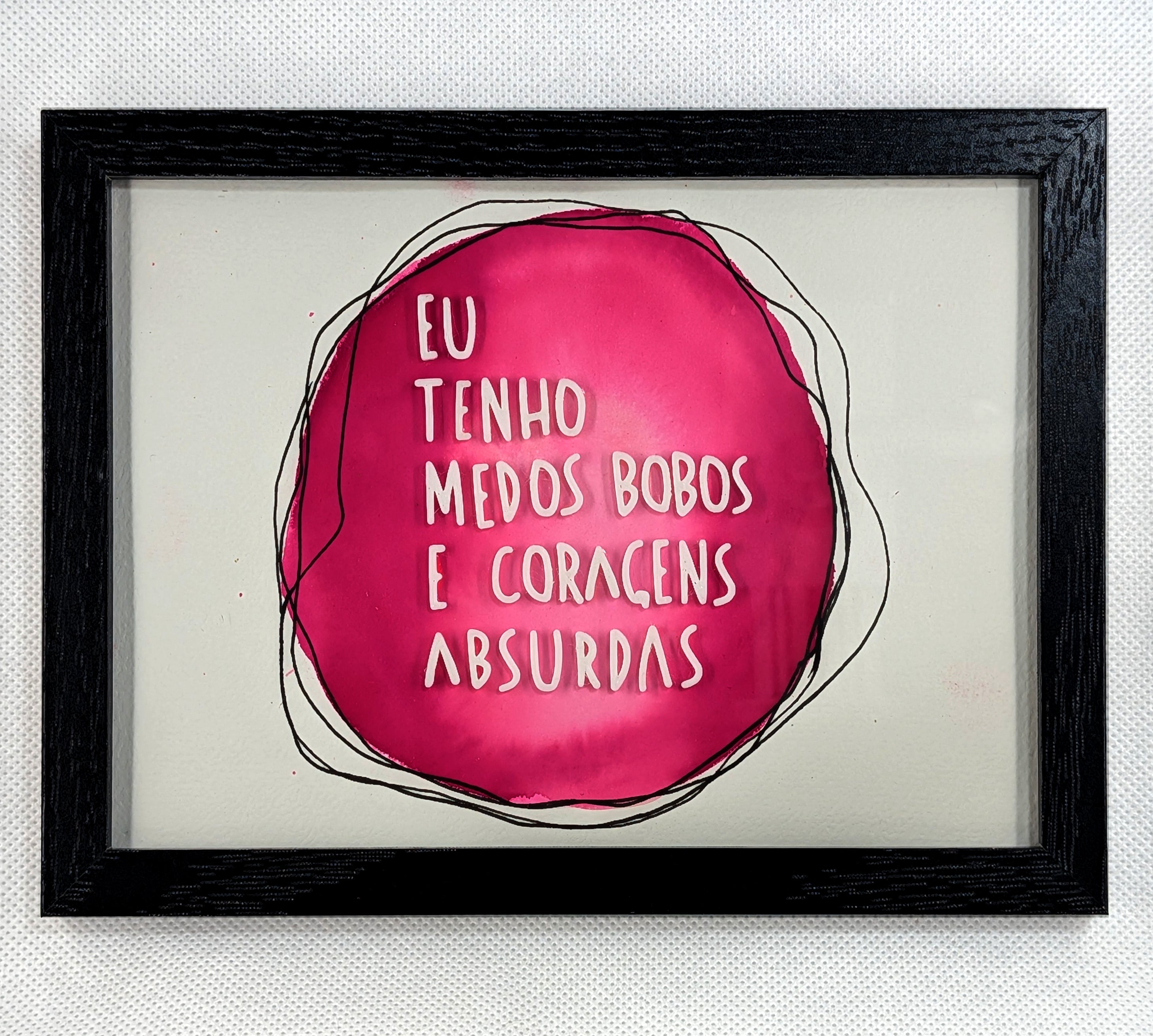 Quadro "Medos e Coragens"