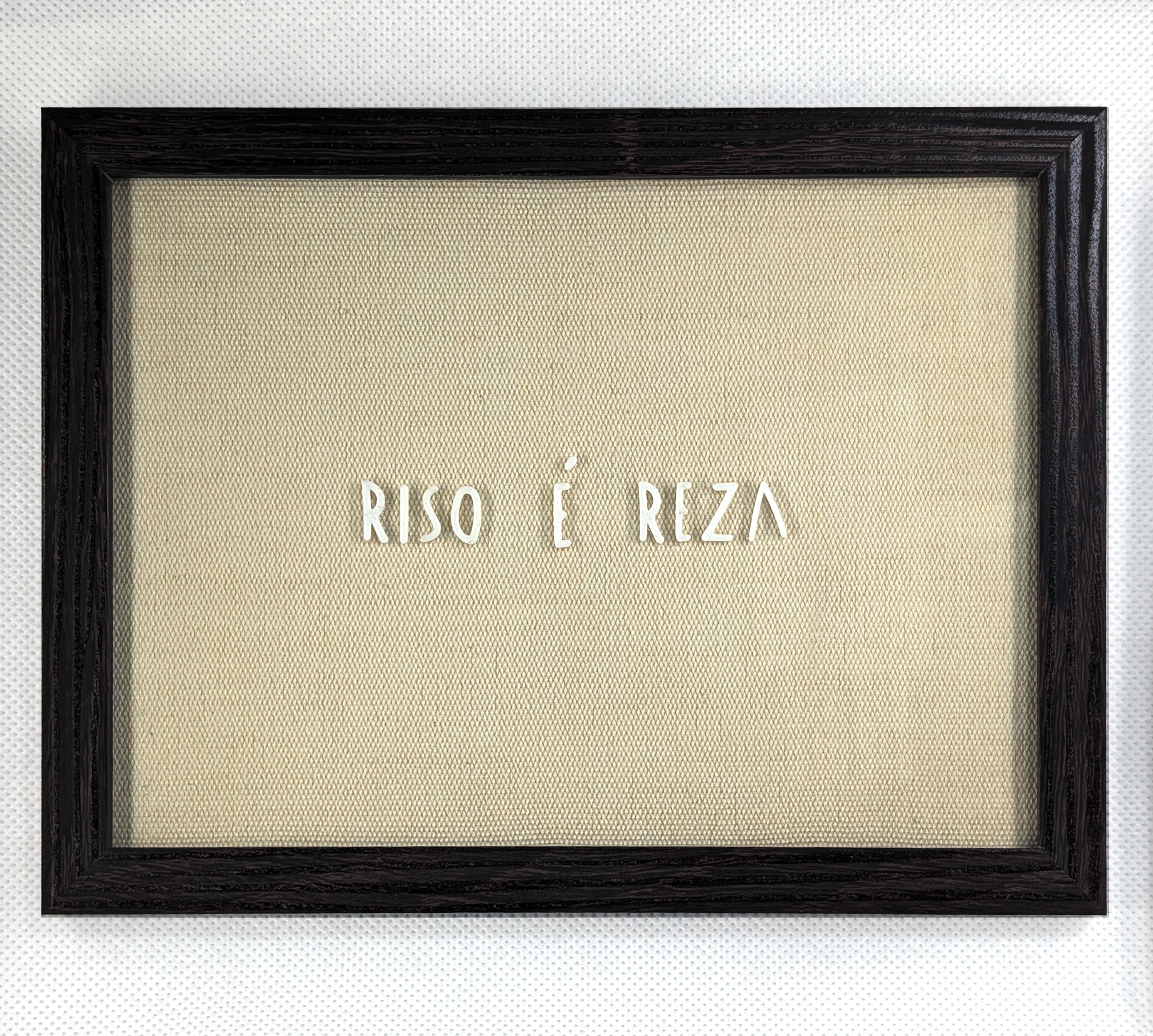 Quadro "Riso é Reza"