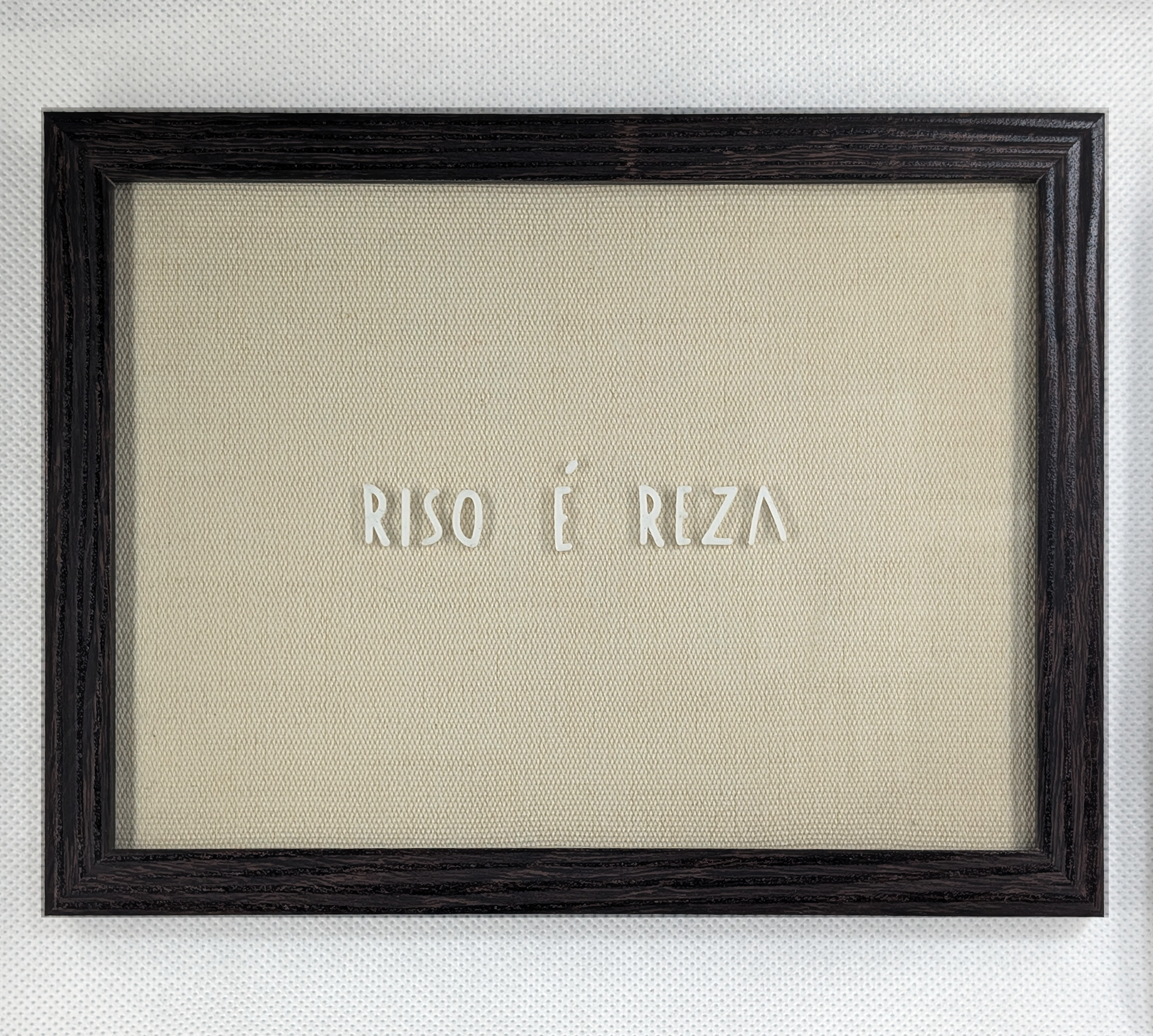 Quadro "Riso é Reza"