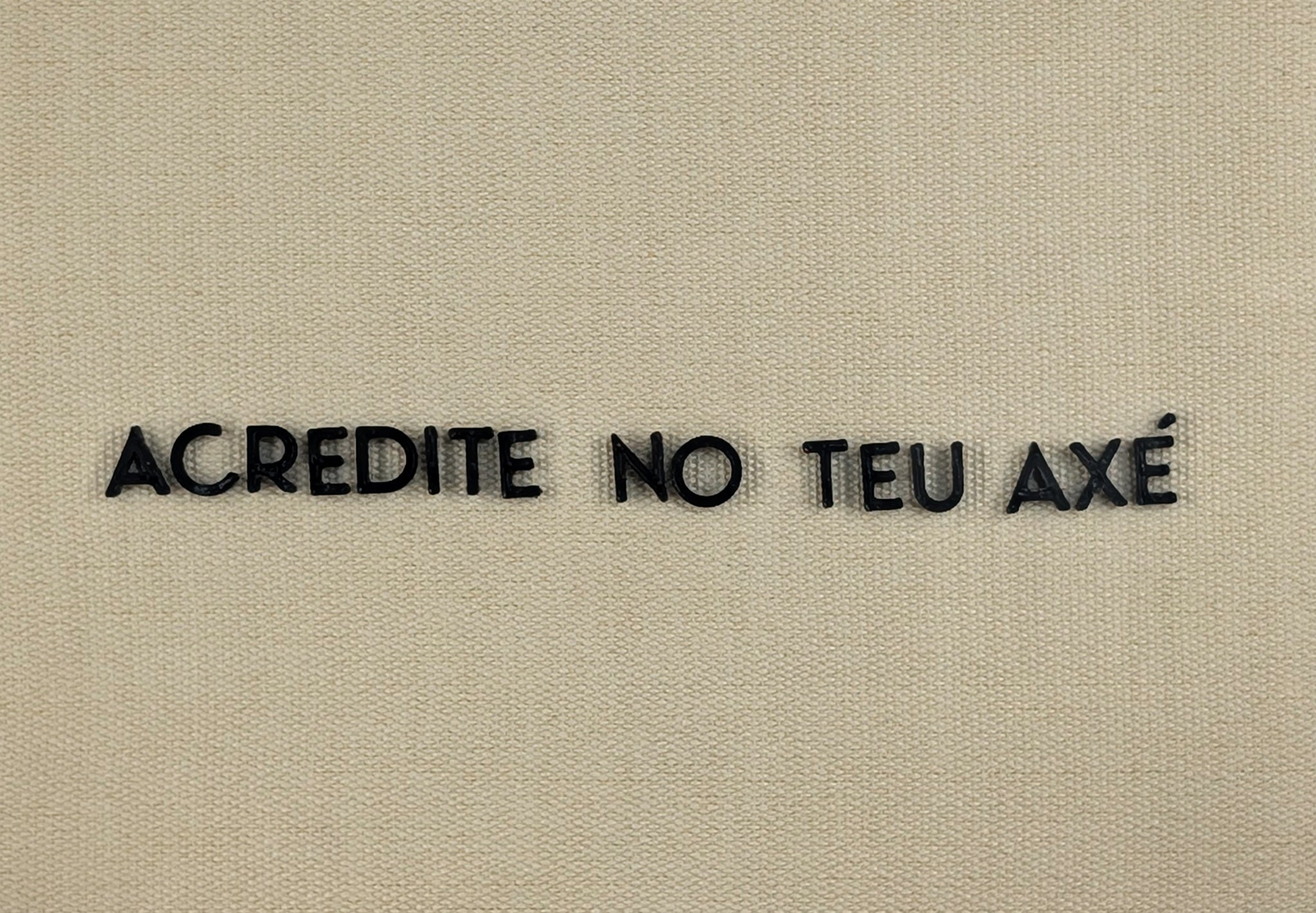 Quadro "Acredite no teu Axé"