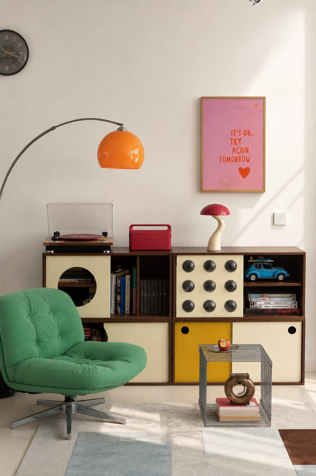 It's Ok | Quadro com Letras 3D