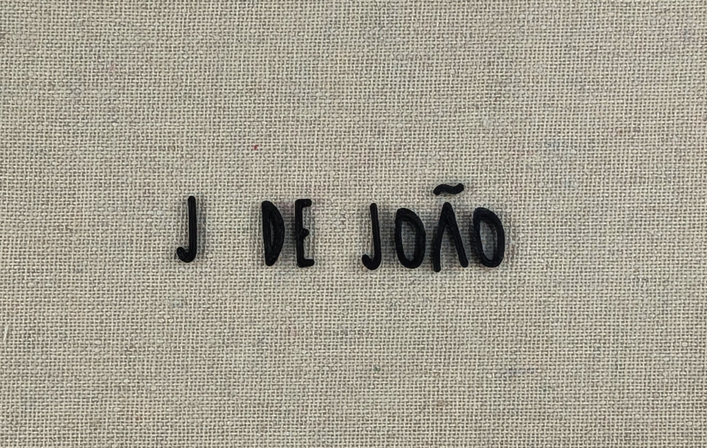 Quadro "J de João"