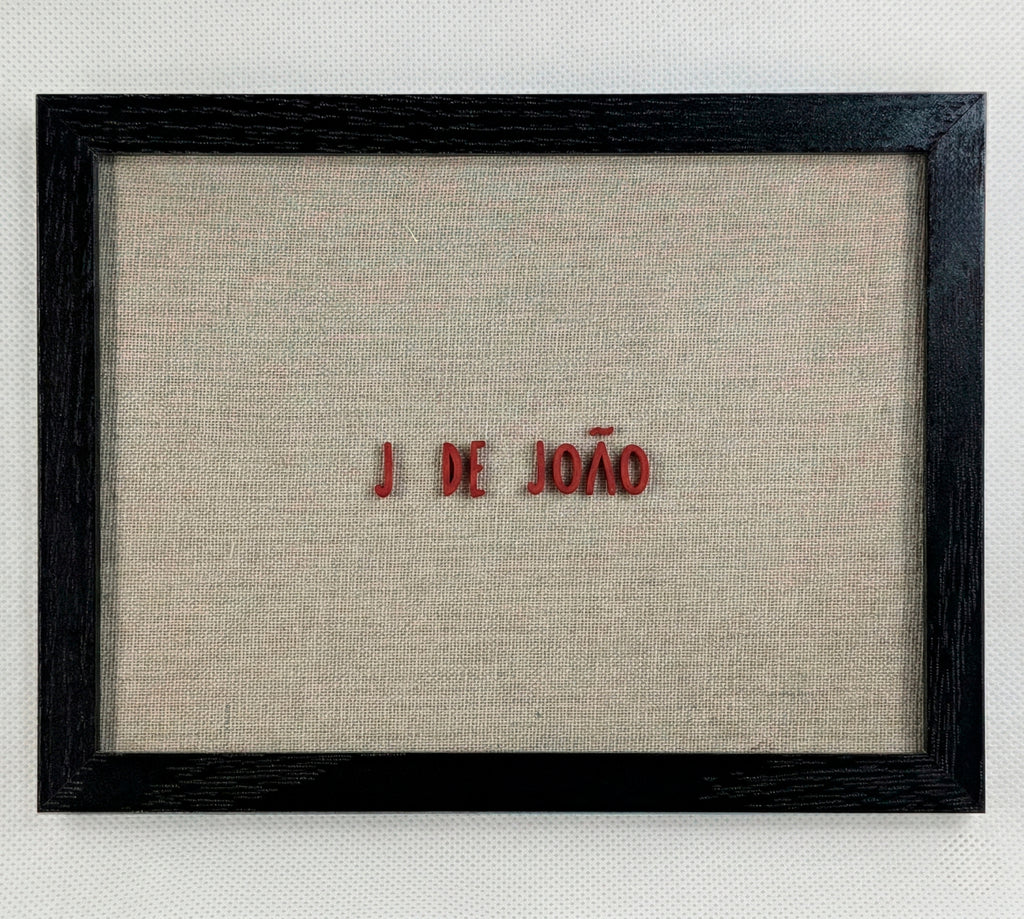 Quadro "J de João"