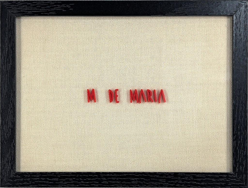 Quadro "M de Maria"