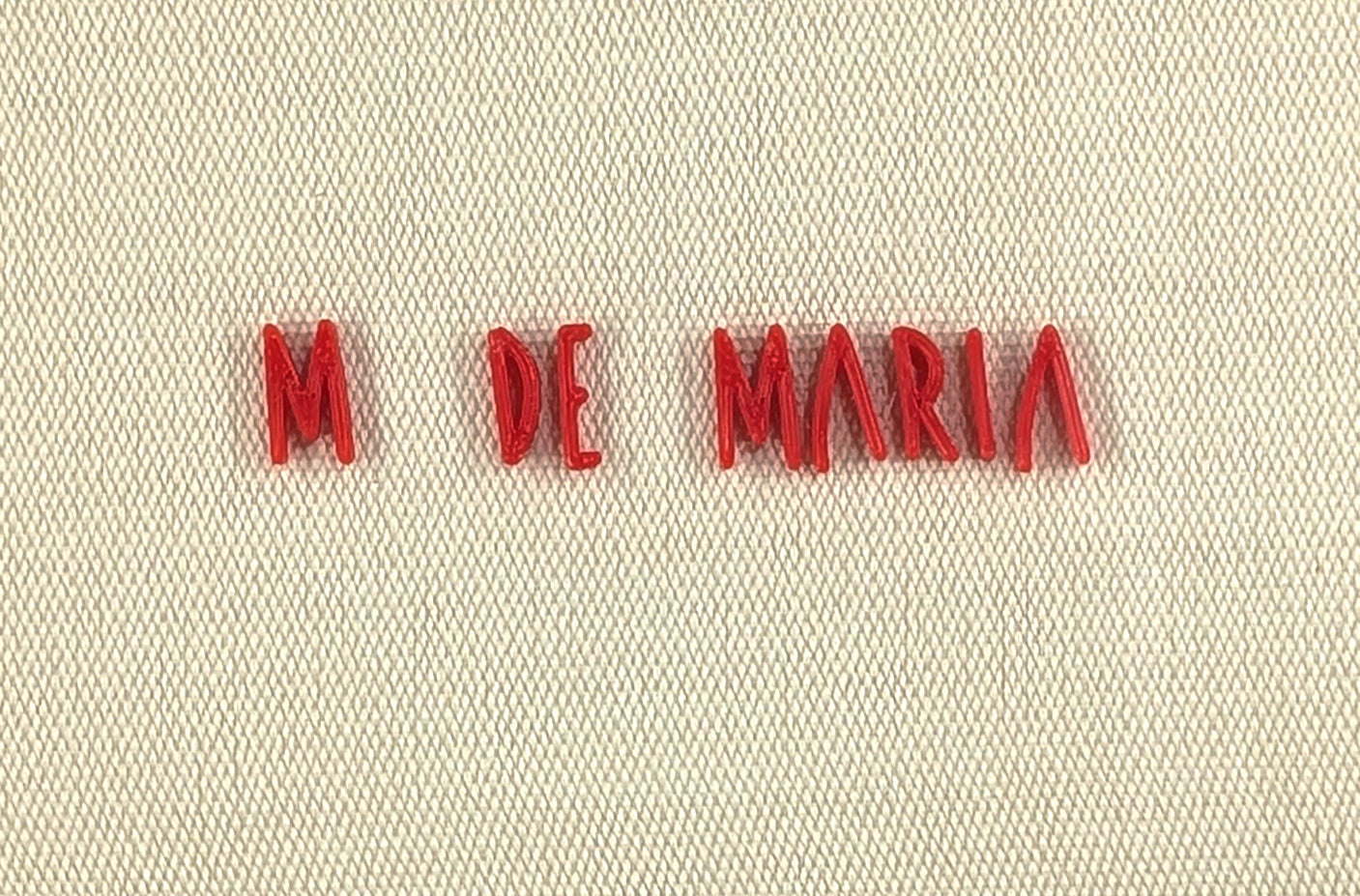 Quadro "M de Maria"