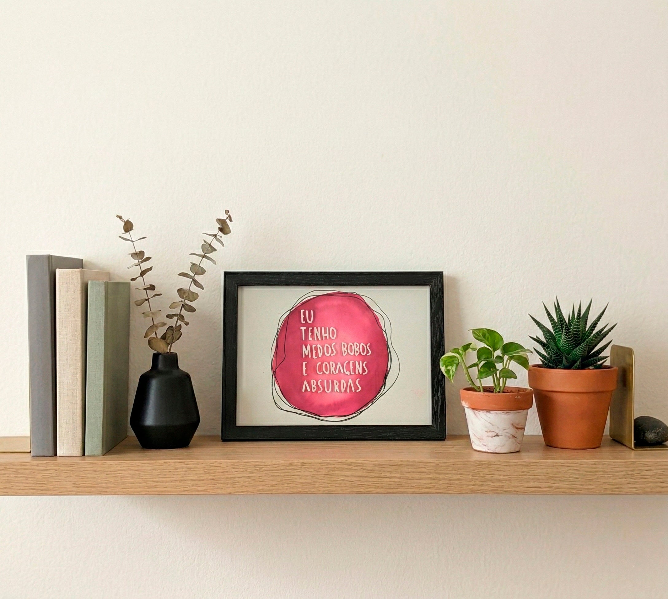 Quadro "Medos e Coragens"