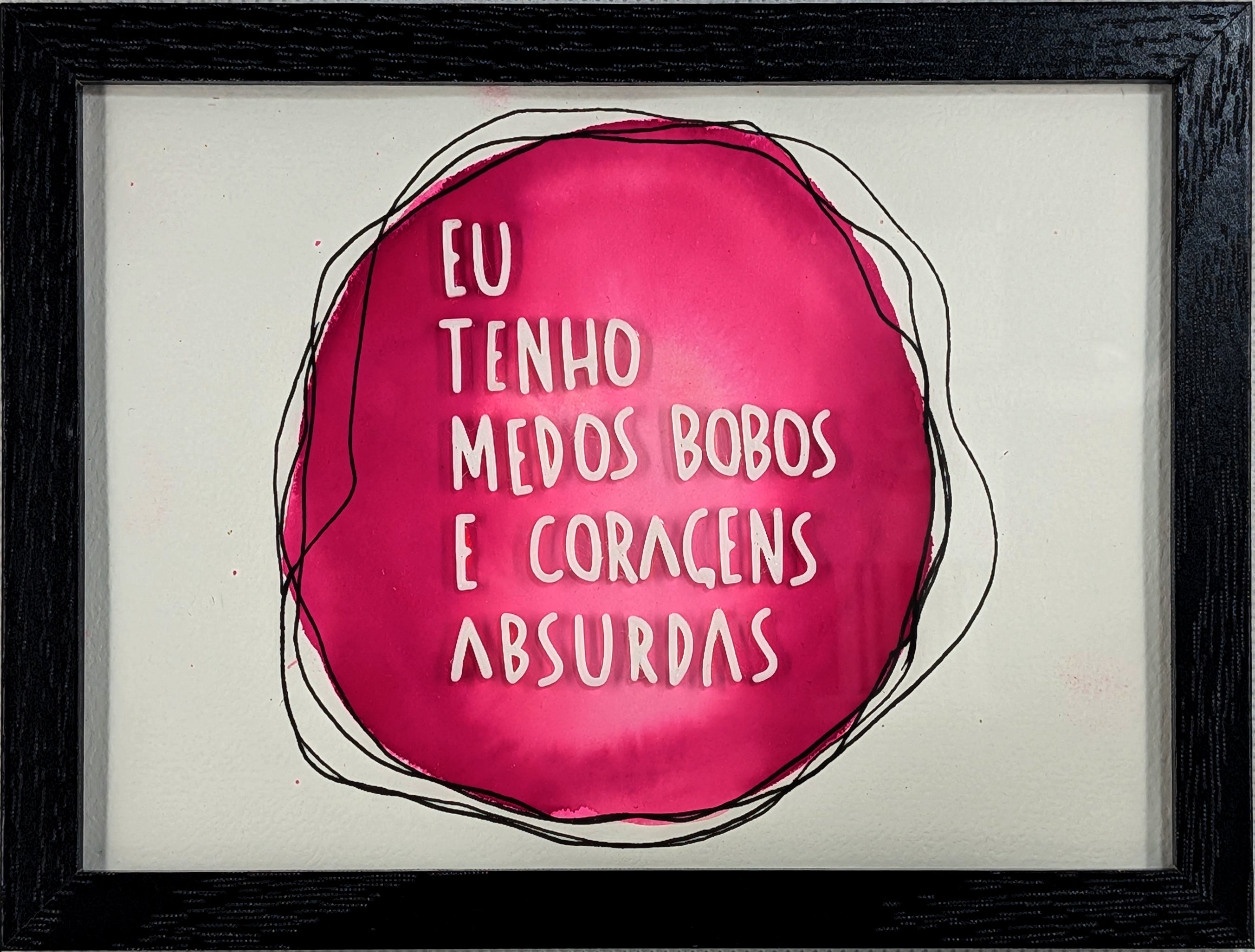 Quadro "Medos e Coragens"