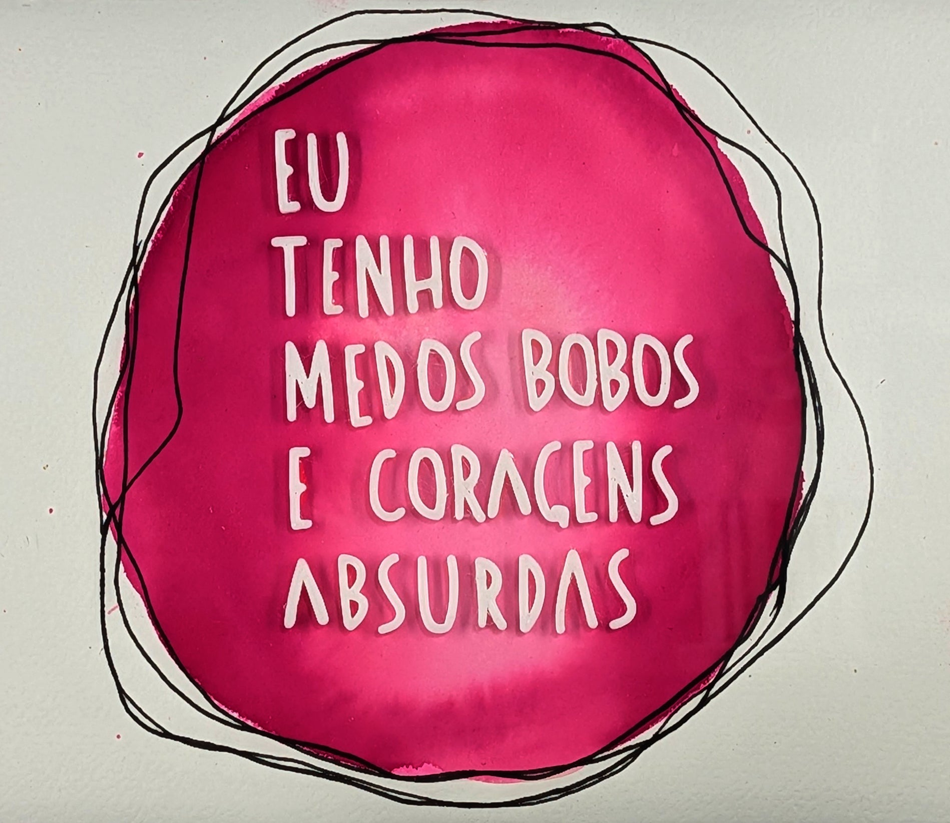 Quadro "Medos e Coragens"